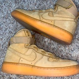 Nike Air Force 1 FLAX (wheat) high